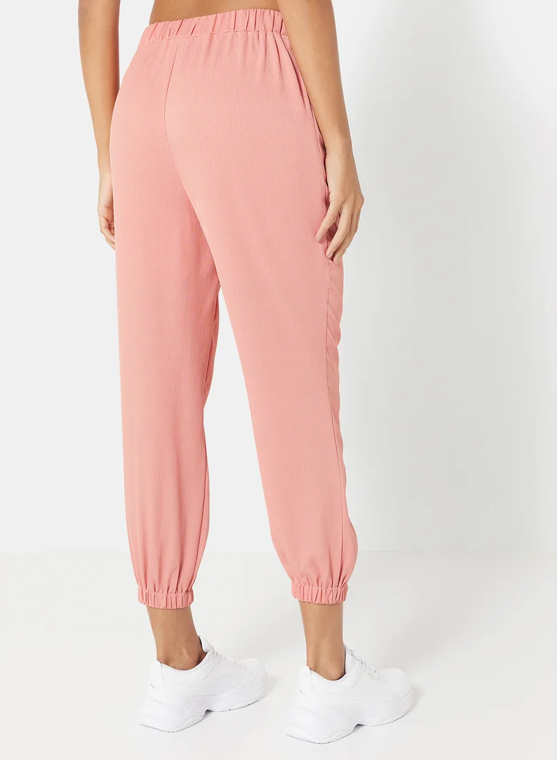 trendyol Cropped Joggers Rose