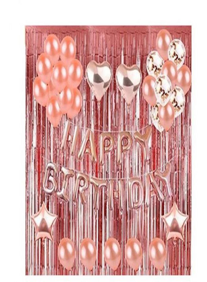 Happy Birthday Letter Party Balloon Set
