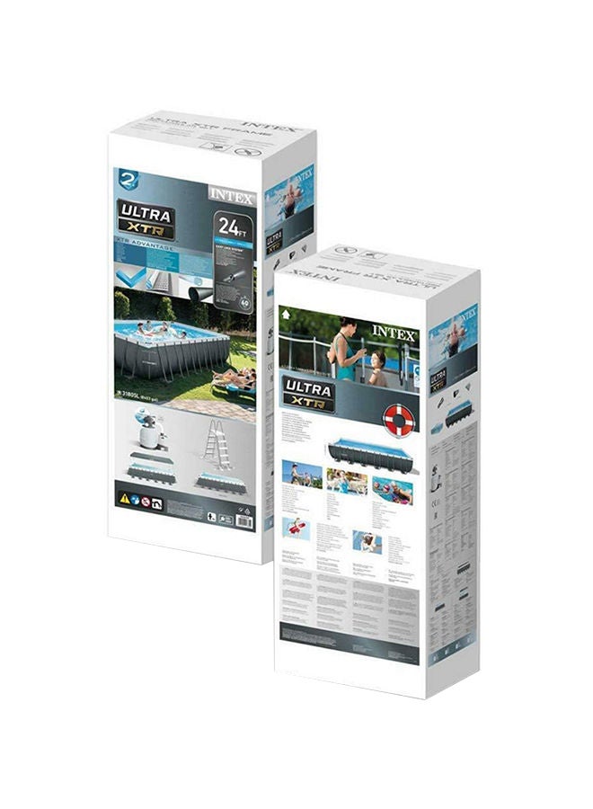 Prism Frame Rectangular  Swimming Pool 732x366x132cm