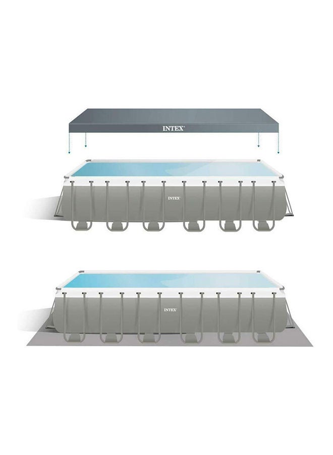 Prism Frame Rectangular  Swimming Pool 732x366x132cm