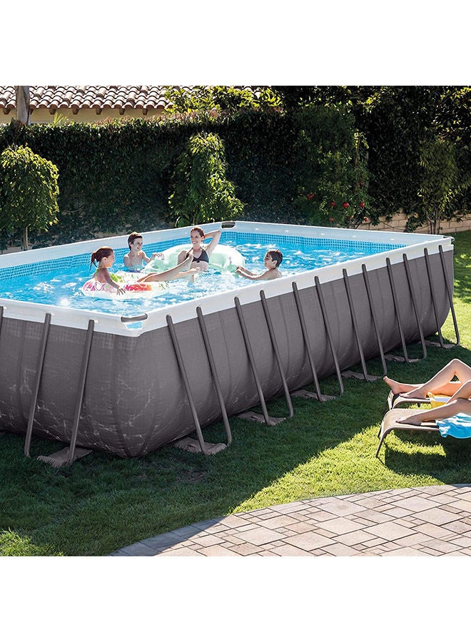 Prism Frame Rectangular  Swimming Pool 732x366x132cm