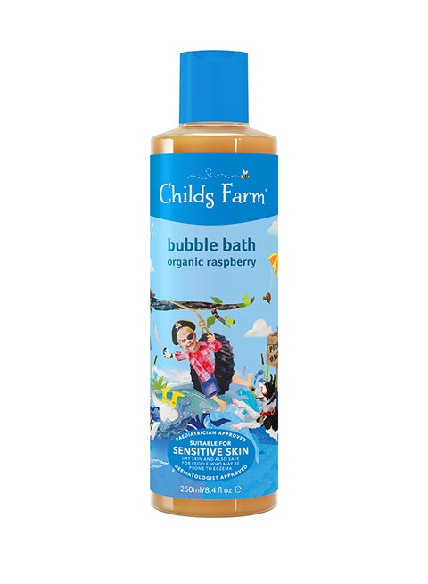 Organic Raspberry Bubble Bath For Sensitive Skin, 250ml