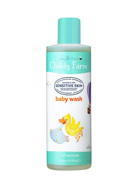 Fragrance Free Baby Wash For Sensitive Skin 250ml