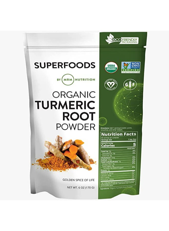 MRM Raw Organic Turmeric Root Powder - Image 1