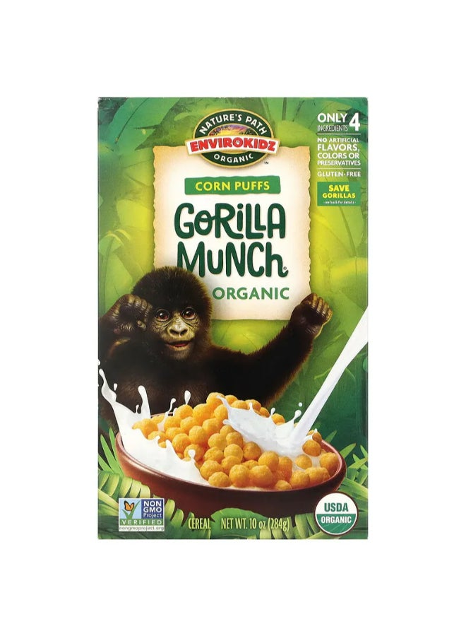 ناتشرز باث حبوب ذرة للإفطار غوريلا مانش من إنفايرو كيدز 284جرام - Image 1