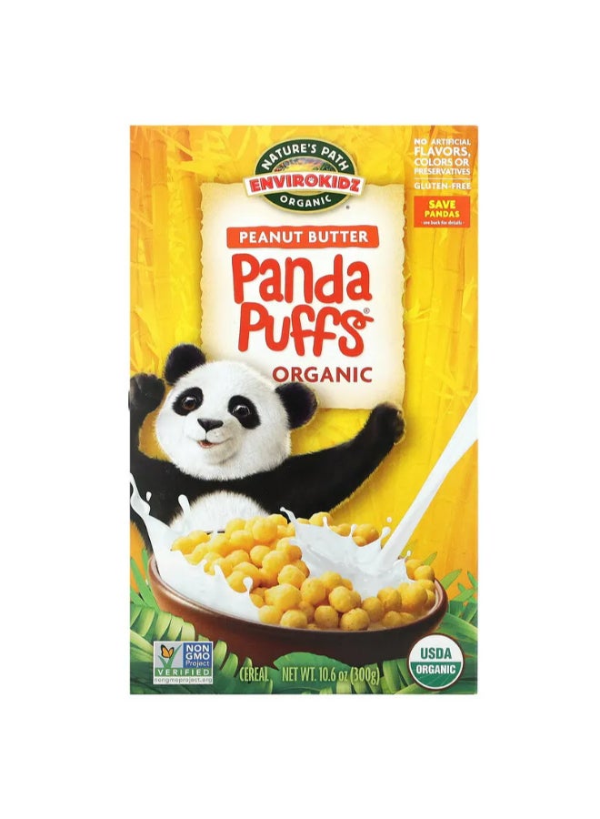 Nature's path EnviroKidz Organic Panda Puffs Peanut Cereal 300grams  - Image 1