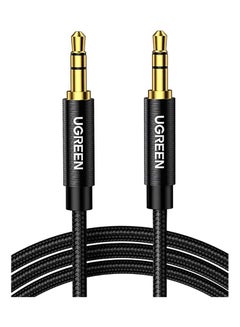 1M Aux Cable 3.5mm Audio Cable Flexible Braided Male to Male Lead Auxiliary Headphone Cable for Phone Tablet Speakers Car Stereo Headphones MacBook Pro 2021 Black - v1653375494/N46344955A_1