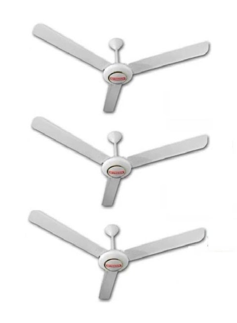 Rafale 56" Ceiling Fan Set of 3 75 W 500004511 White