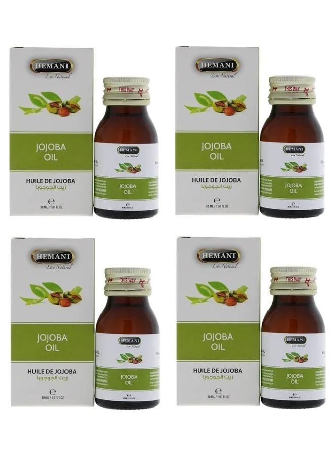 HEMANI 4-Piece Jojoba Oil 4x30ml - Image 1