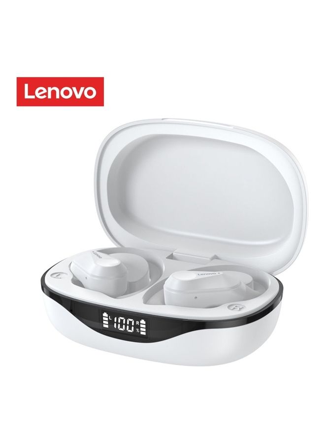 Lenovo LP75 True Wireless Headphones With Mic Ear-hook Sports Headset Sweatproof Earphone In-Ear BT5.3 Earbuds White  - Image 1