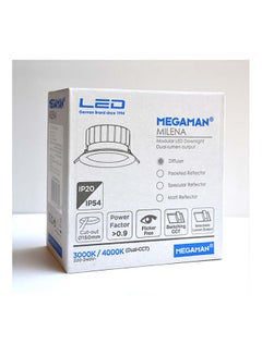 Megaman Dual Colour Temperature 2800K/4000K 10W/16W LED Downlight Clear  - Image 3