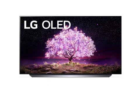 LG OLED Smart TV 48 Inch C1 Series Cinema Screen Design 4K HDR WebOS AI ThinQ Pixel Dimming OLED48C1PVB OLED48C1PVB Black