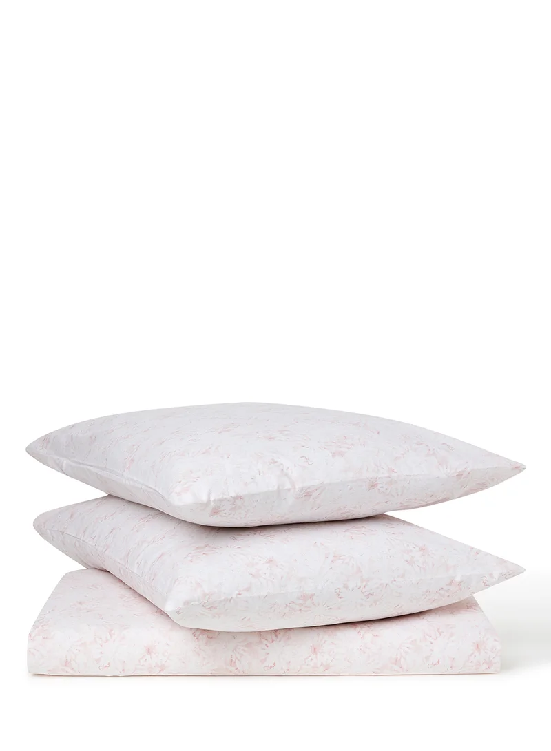ايست من نون Duvet Cover Set - With 1 Duvet Cover 260X220 Cm And 2 Pillow Cover 50X75 Cm - For Twin Size Mattress - 100% Cotton Percale