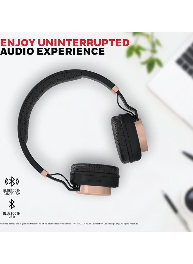 Honeywell - Suono P10 Bluetooth Headphones Rose Gold - Image 1