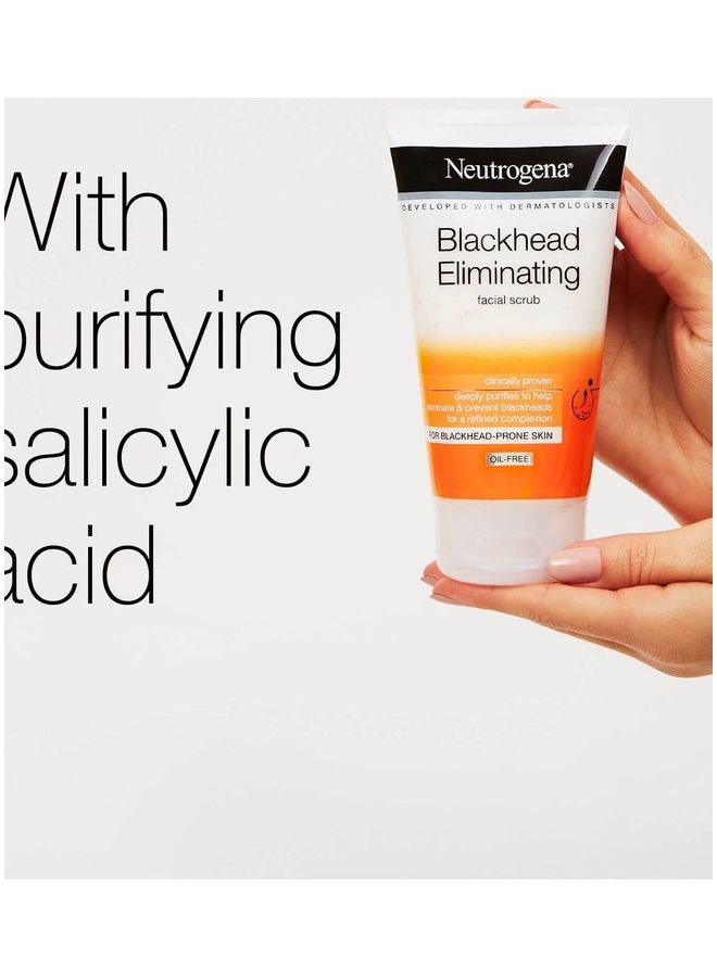 Neutrogena Blackhead Eliminating Facial Scrub 150ml  - Image 5