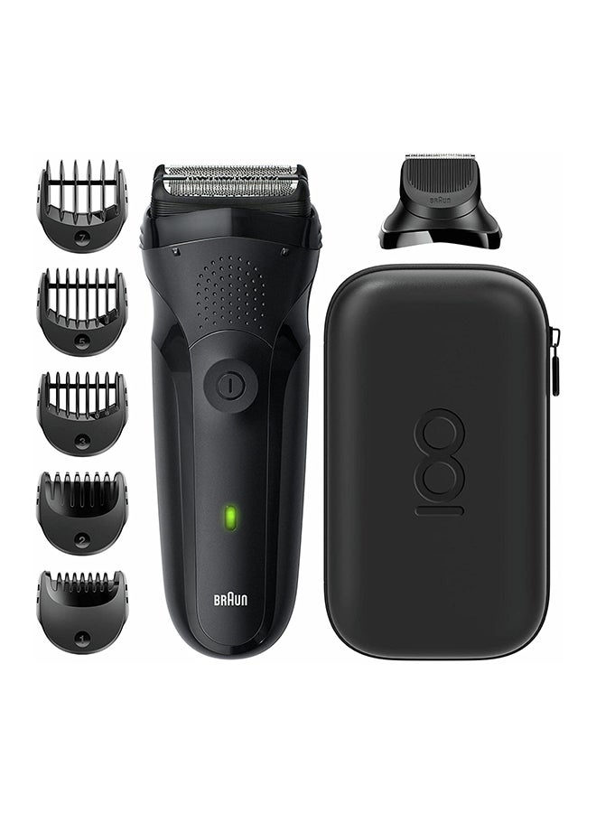 BRAUN Series 3  Max  100 Years Limited Edition Electric Shaver MBS3 Black 20.3 x 5.62 x 11.2cm  - Image 1