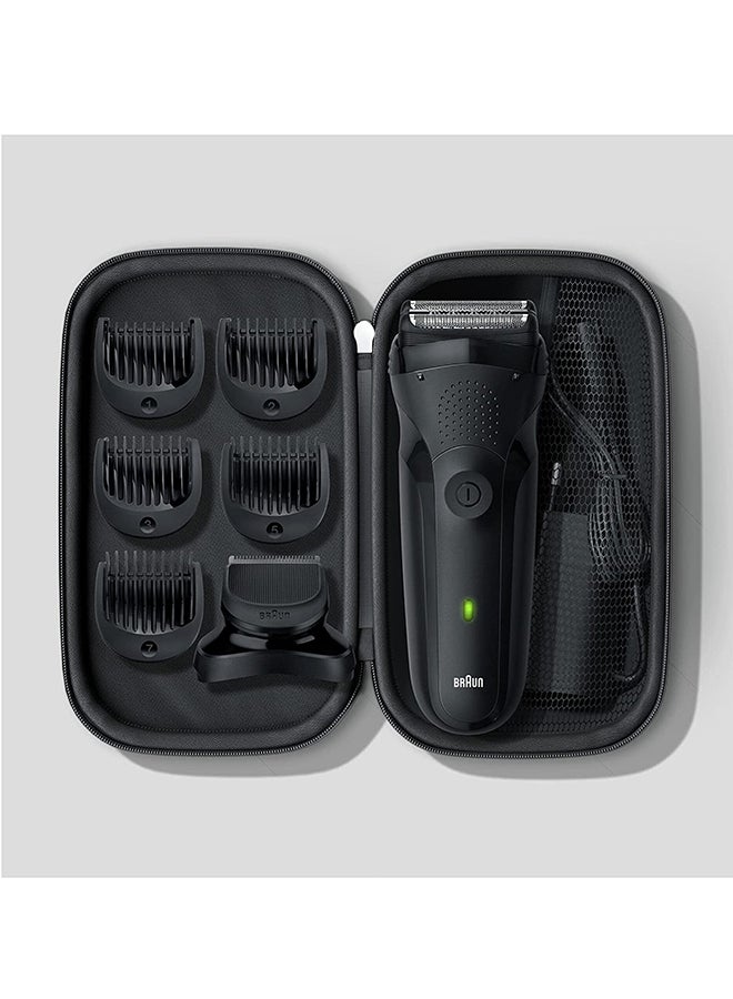 BRAUN Series 3  Max  100 Years Limited Edition Electric Shaver MBS3 Black 20.3 x 5.62 x 11.2cm  - Image 2