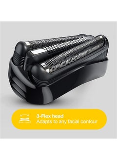 BRAUN Series 3  Max  100 Years Limited Edition Electric Shaver MBS3 Black 20.3 x 5.62 x 11.2cm  - Image 4