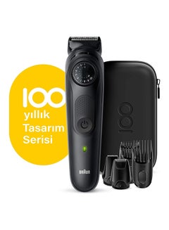 BRAUN MBBT7 Beard Trimmer 100 Years Design Edition Black 22.4 x 6.6 x 22cm  - Image 2