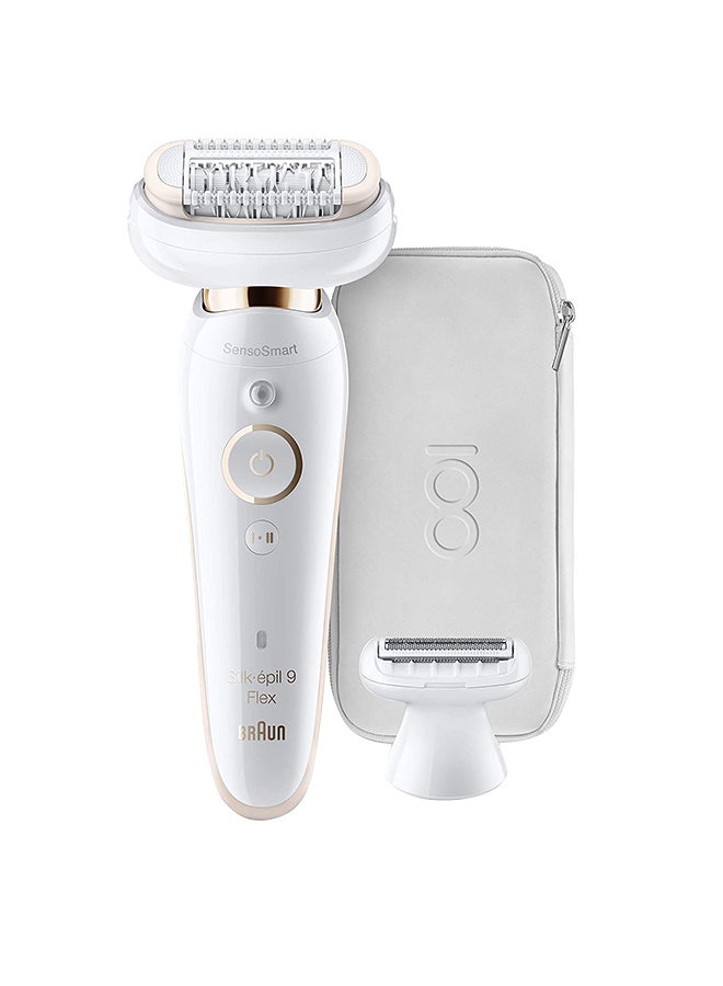BRAUN Silk-Epil 9 Sensosmart Epilator MBSES9F White 25.7 x 7 x 19.5cm - Image 1