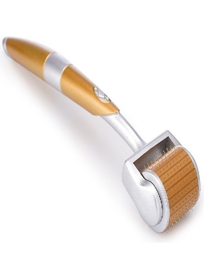 Derma Roller 192 needles, size 0.75 mm, to treat wrinkles and narrow pores, daily skin care routine Gold 0.75ml - Image 2
