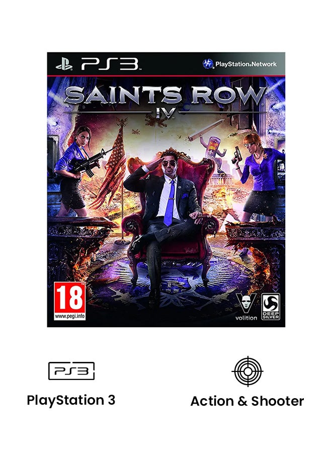 Deep Silver - Saints Row IV (Intl Version) - Action & Shooter - PlayStation 3 (PS3) - Image 1