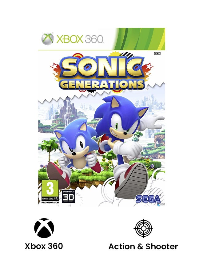 Sega - Sonic Generations - (Intl Version) - Action & Shooter - Xbox 360 - Image 1