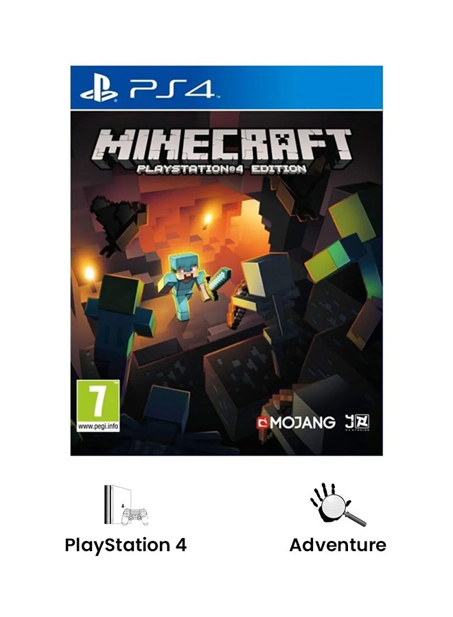 MOJANG - Minecraft With DualShock 4 Wireless Controller - (Intl Version) - Adventure - PlayStation 4 (PS4) - Image 1