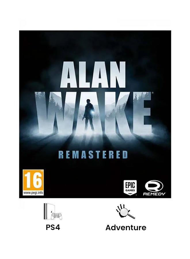 EPIC GAMES - Alan Wake Remastered- (Intl Version) - Adventure - PlayStation 4 (PS4) - Image 1