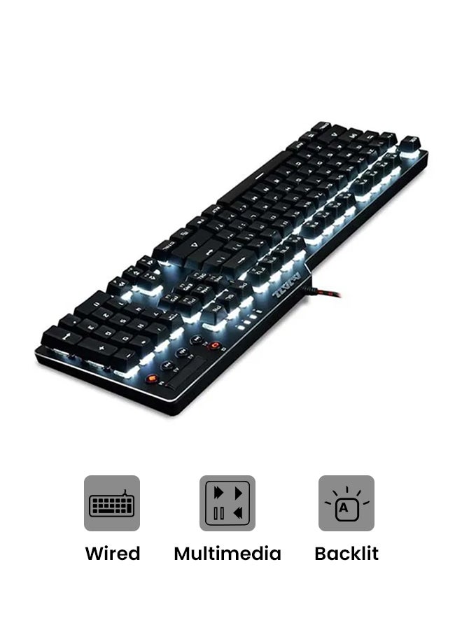 Ajazz AK35I NKRO Keyboard Black/Blue  - Image 2