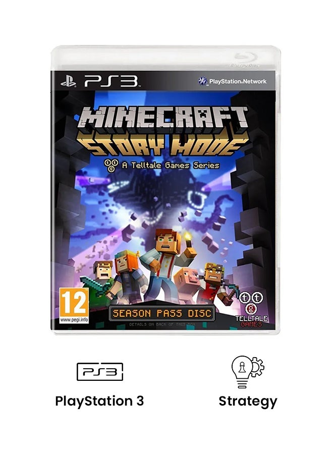 Telltale Games - Minecraft: Story Mode - A Tell Tale Game Series - (Intl Version) - Strategy - PlayStation 3 (PS3) - Image 1