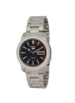 Men's Series 5 Automatic Black Dial Watch SNKK31J1 - v1653460944/N11086516A_1