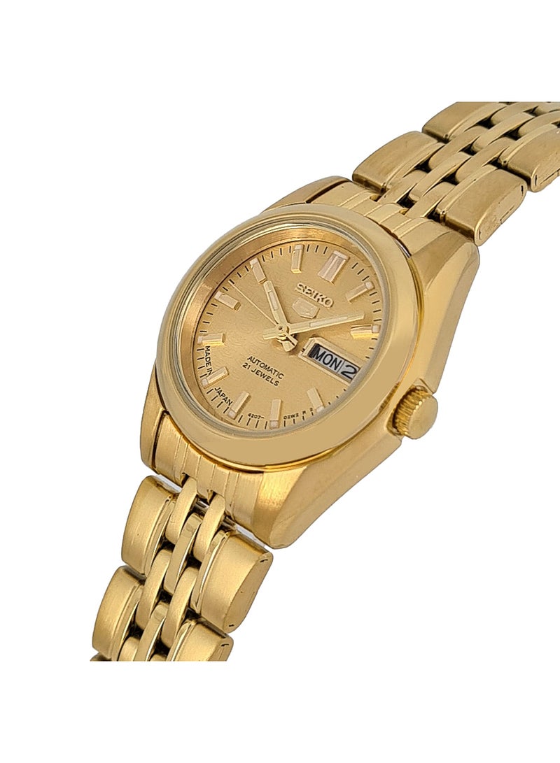 Seiko - Women's 5 Automatic Water Resistant Analog Watch SYMA38J1 - Image 1