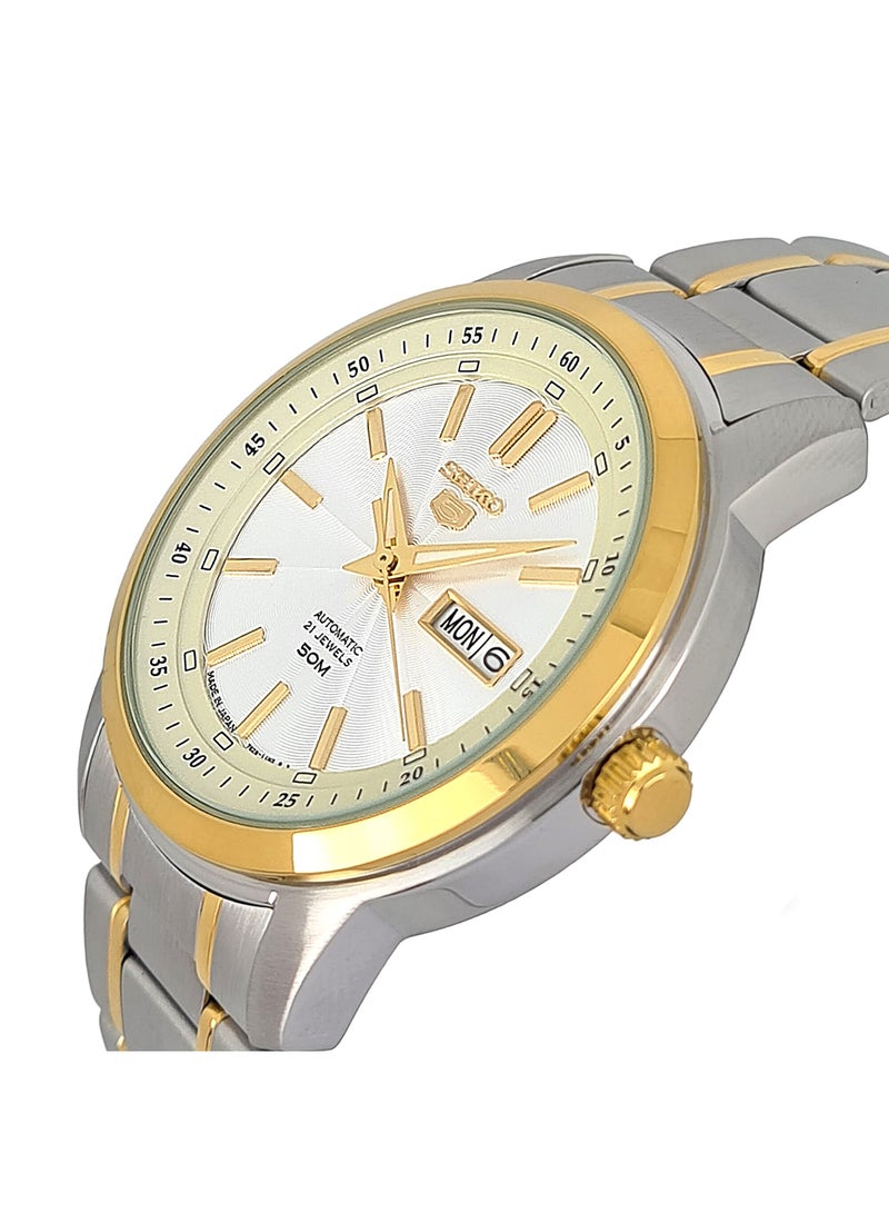 سيكو ساعة يد بعقارب من الستانلس ستيل مقاومة للماء طراز SNKN92J1 للرجال - Image 2