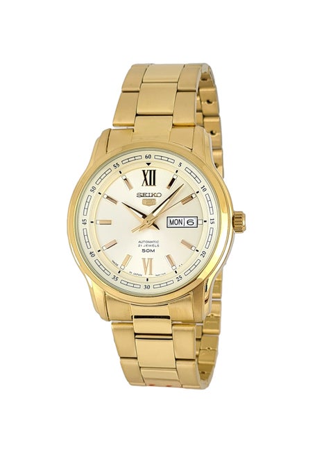 Men's 5 Automatic Water Resistant Analog Watch SNKP20J1