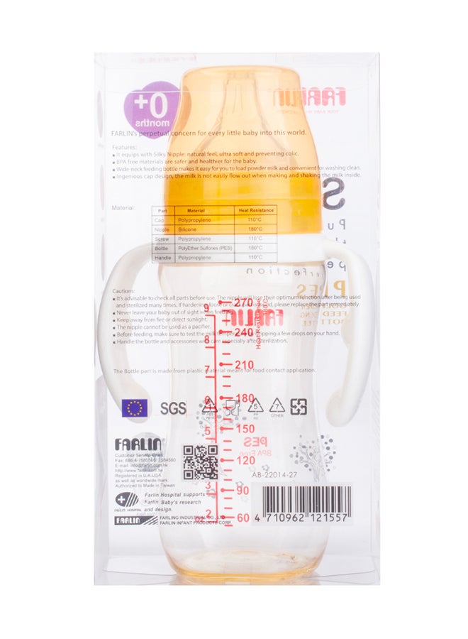 PES Feeding Bottle With Handle, 270ml