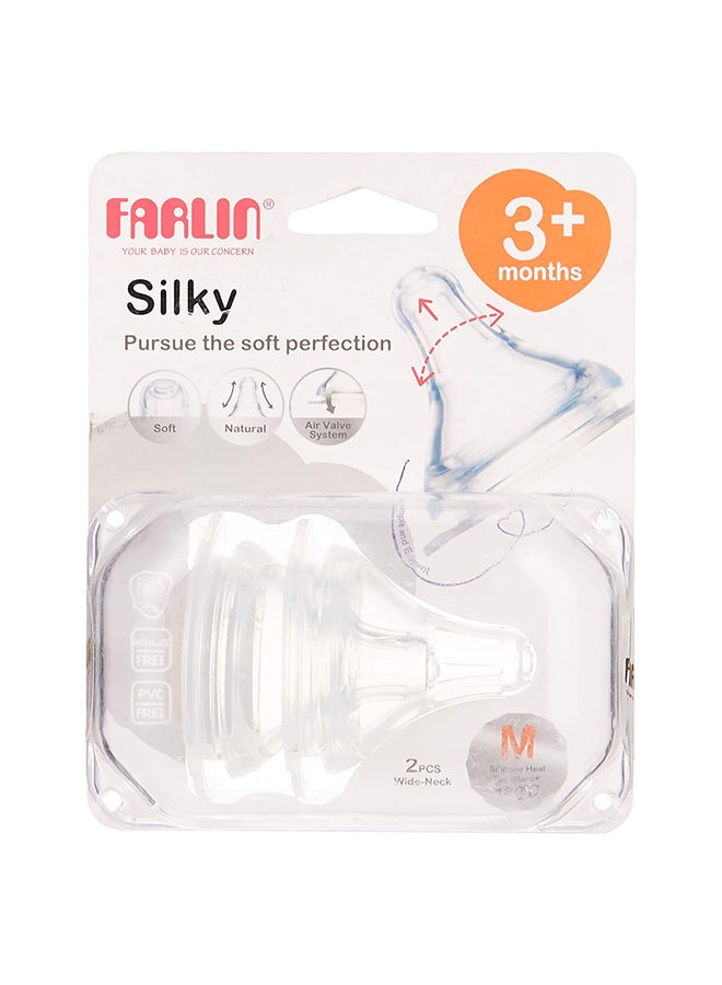 فارلين حلمة زجاجة رضاعة بعنق عريض - Image 1