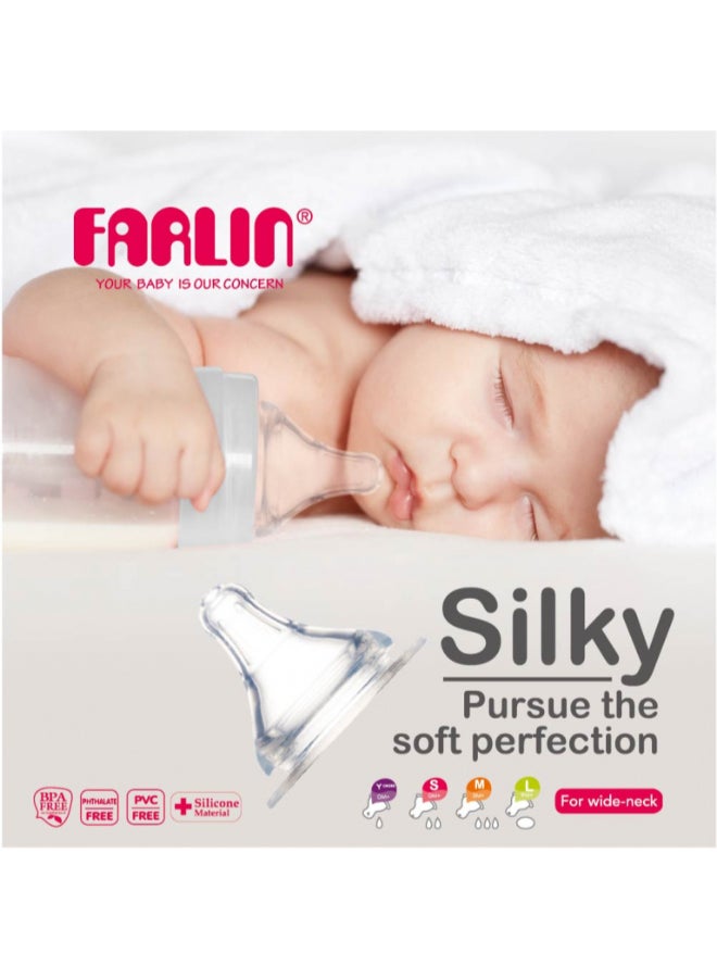 فارلين حلمة زجاجة سلكيه ذو عنق واسع - Image 3