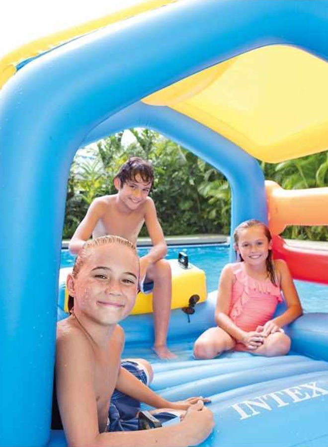 INTEX Island With Slide 279x173x122cm - Image 5