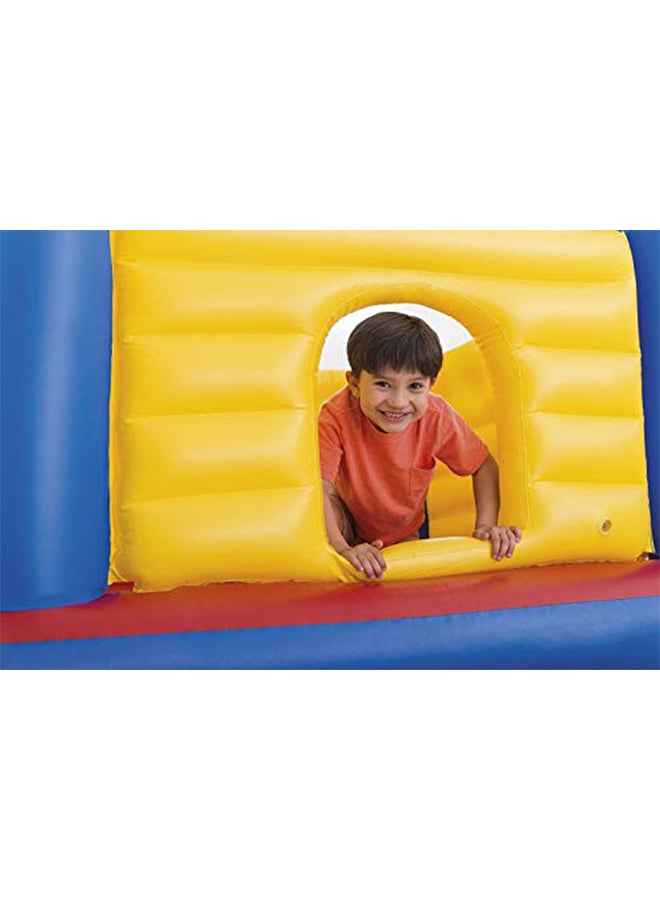 INTEX - Jump-O-Lene Castle Inflatable Bouncer With Air Pump - Image 1