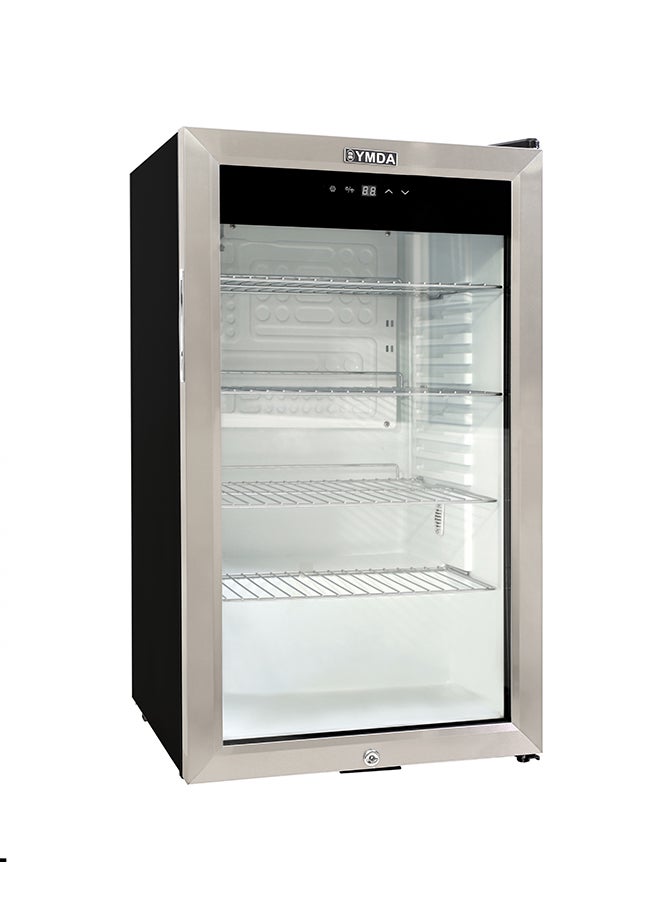 واي أم دي أيه ثلاجة صغيرة بباب زجاجي ومبرد للزجاجات على الطراز الأوروبي - رقمية مع ثنائي الفينيل متعدد الكلور - Image 1