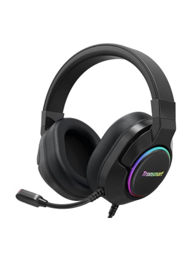 Tronsmart Sparkle PC Gaming Headset USB PS4 Surround Sound 7.1 for Gaming Microphone Noise Cancelling LED Lights/Mute Control/Soft Pads Micro Gaming Headset for Nintendo Switch, Playstation 4, iMac