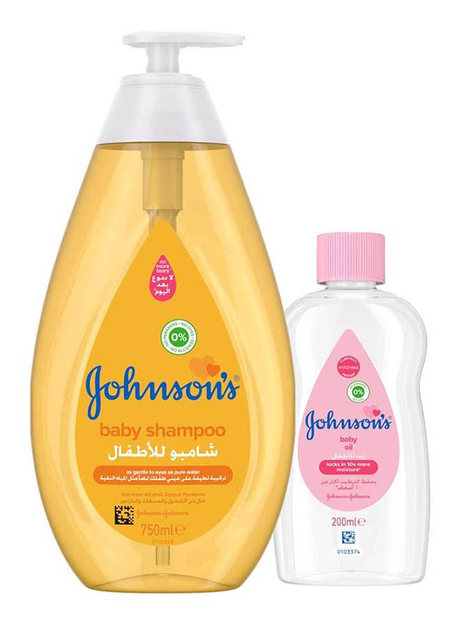جونسون شامبو للأطفال 750 مل + زيت
