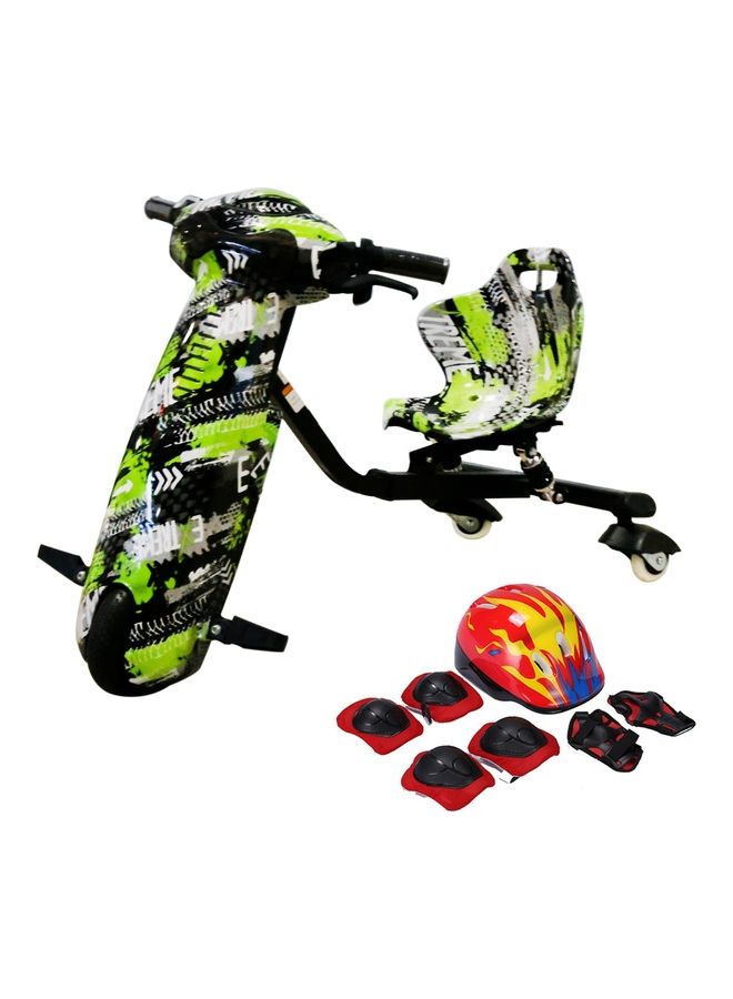 MYTOYS 360 Degree 36 Volts Electric Drift Scooter With Bluetooth Music And Lights 94cm  - Image 1