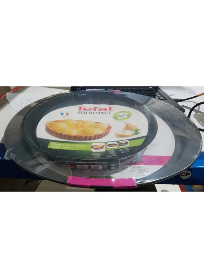 Tefal 2-Piece Non-Stick Aluminium Eco Respect Baking Set Brown/Black 27/34cm