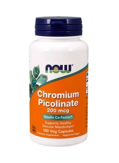 Now Foods Chromium Picolinate 200 mcg 100 Capsules 
