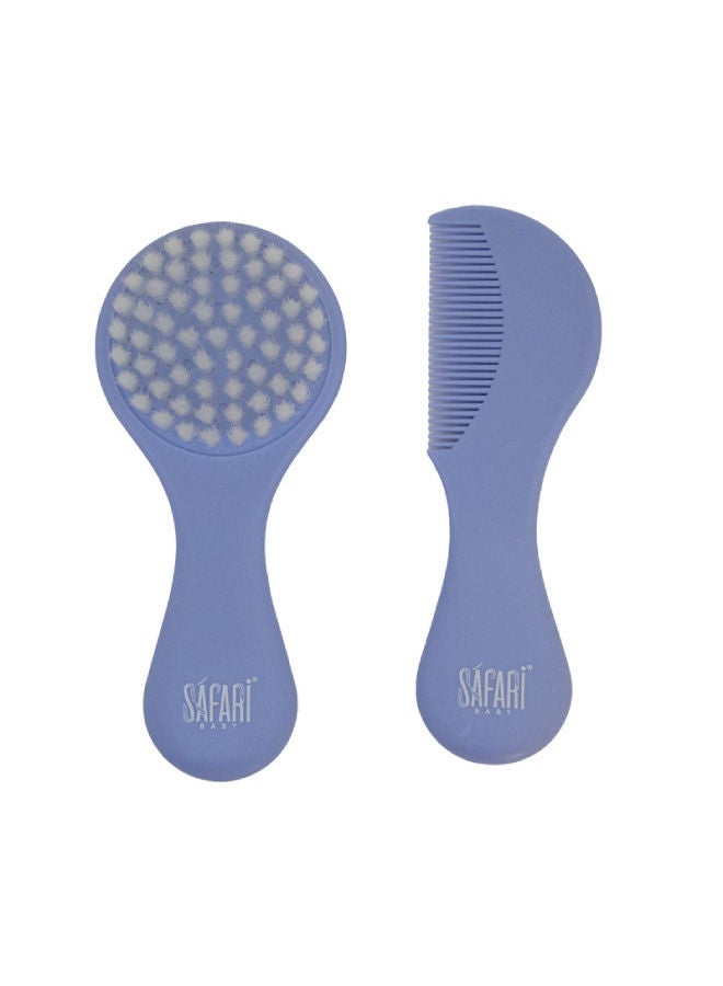 Soft Bristles Brush And Comb Set