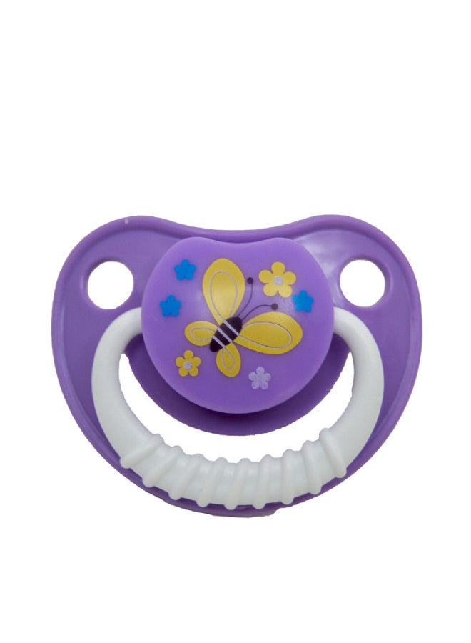 Safari Silicone orthodontic soother with cap - 6m+ 
