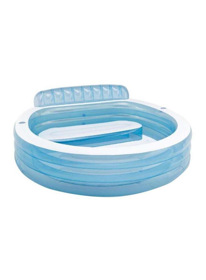 INTEX Swim Centre Family Lounge Pool 224x216x76cm - Image 1