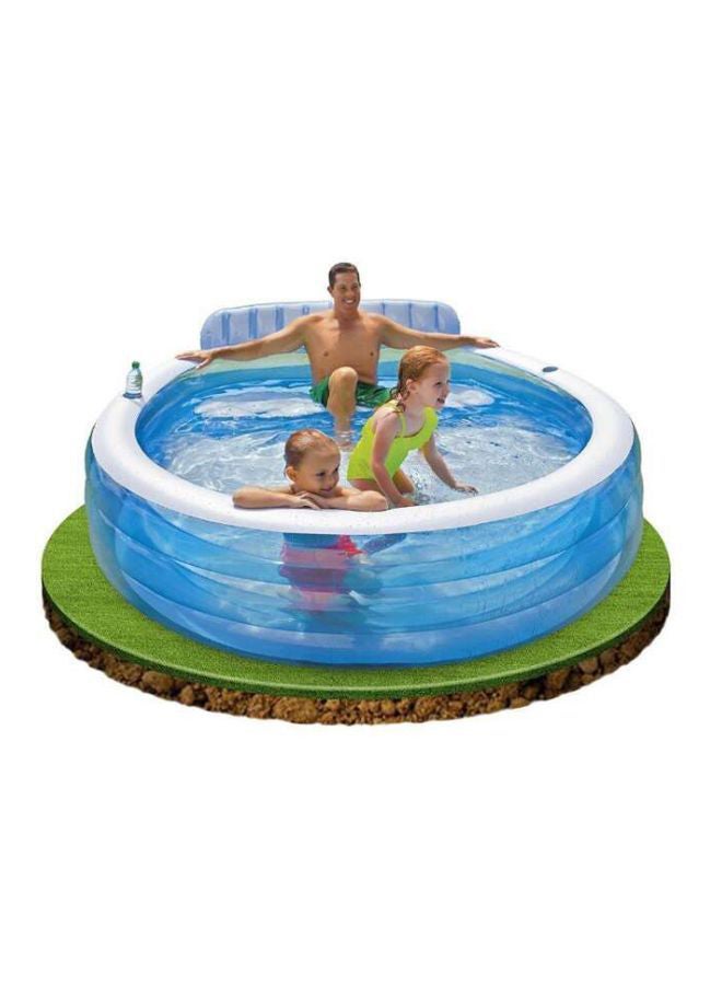 INTEX Swim Centre Family Lounge Pool 224x216x76cm - Image 2